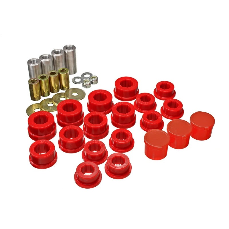 Energy Suspension 93-98 Toyota Supra Front Control Arm Bushing Set – Red