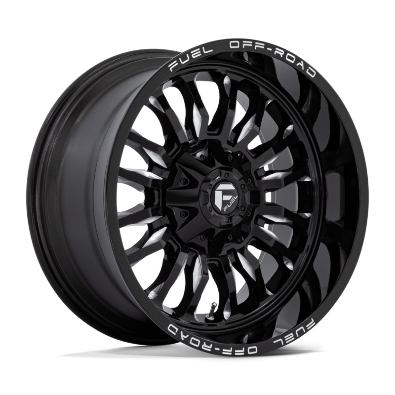 Fuel Wheels D795 ARC 20″ 6×135/6×139.7 Gloss Black Milled