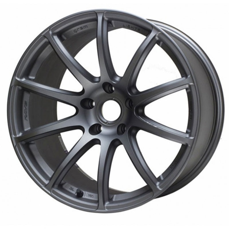 Gram Lights 57Transcend 17×8.5 +40 4-100 Matt Graphite Machining Wheel