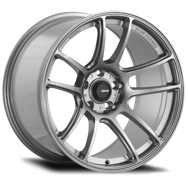 Konig Heliogram 19X8.5 5X112 ET43 Titanium Metallic Knurled Bead Flow Formed