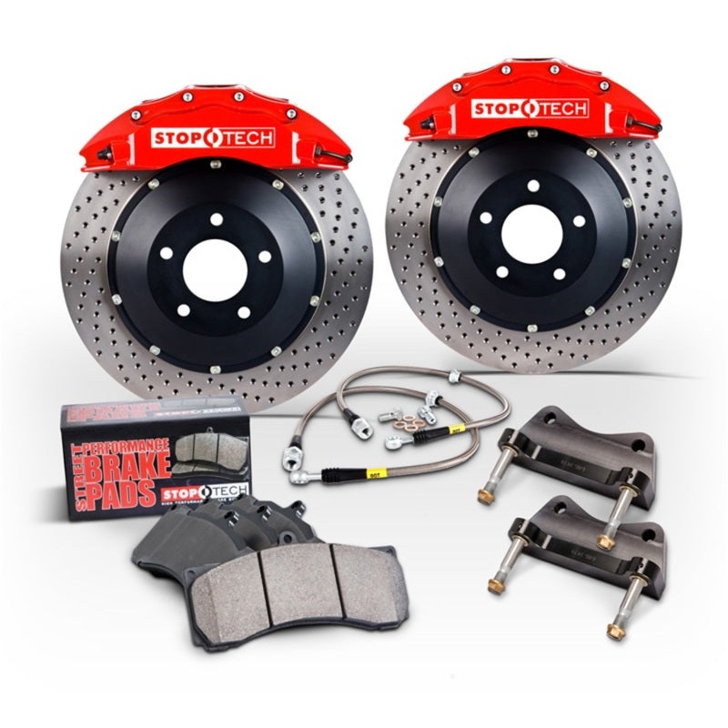 StopTech 00-05 Honda S2000 ST-41 Trophy Sport Calipers 345x28mm Slotted Rotors Rear Big Brake Kit
