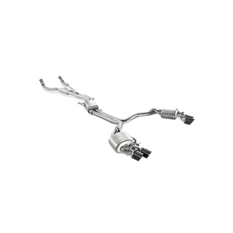 Akrapovic 13-17 Audi S6 Avant/Limousine (C7) Evolution Line Cat Back (Titanium) w/ Carbon Tips