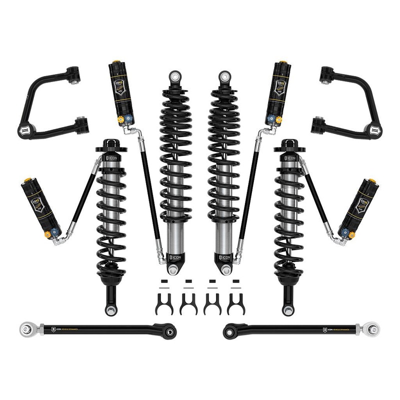 ICON 21-24 BRONCO NON-SASQUATCH 3-4″ LIFT STAGE 6 SUSPENSION SYSTEM CDXS TUBULAR HEAVY RATE