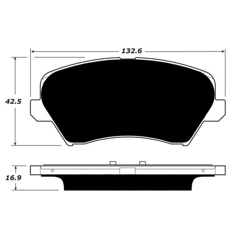 Porterfield Brake Pads for 2016 HYUNDAI ELANTRA GT