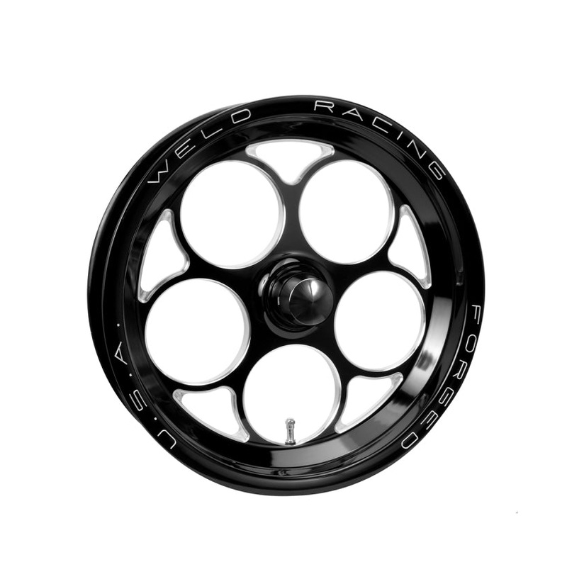 Weld Magnum 1-Piece 15×3.5 / Anglia Spindle MT / 1.75in. BS Black Wheel – Non-Beadlock