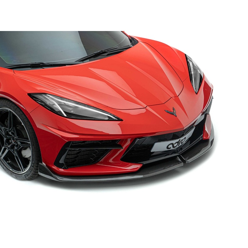 ADRO CORVETTE C8 PREPREG CARBON FIBER FRONT LIP