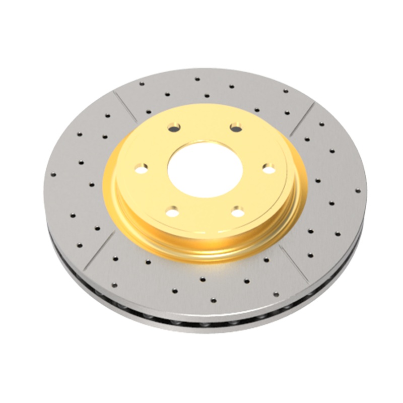 DBA 01-05 Mitsubishi Eclipse Front Drilled & Slotted Street Series Rotor