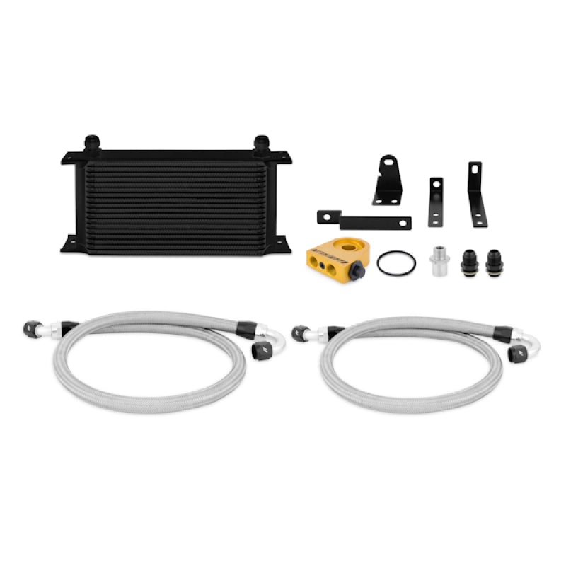 Mishimoto Thermostatic Oil Cooler Kit (Black) – 2000-2009 Honda S2000 (AP1/AP2)