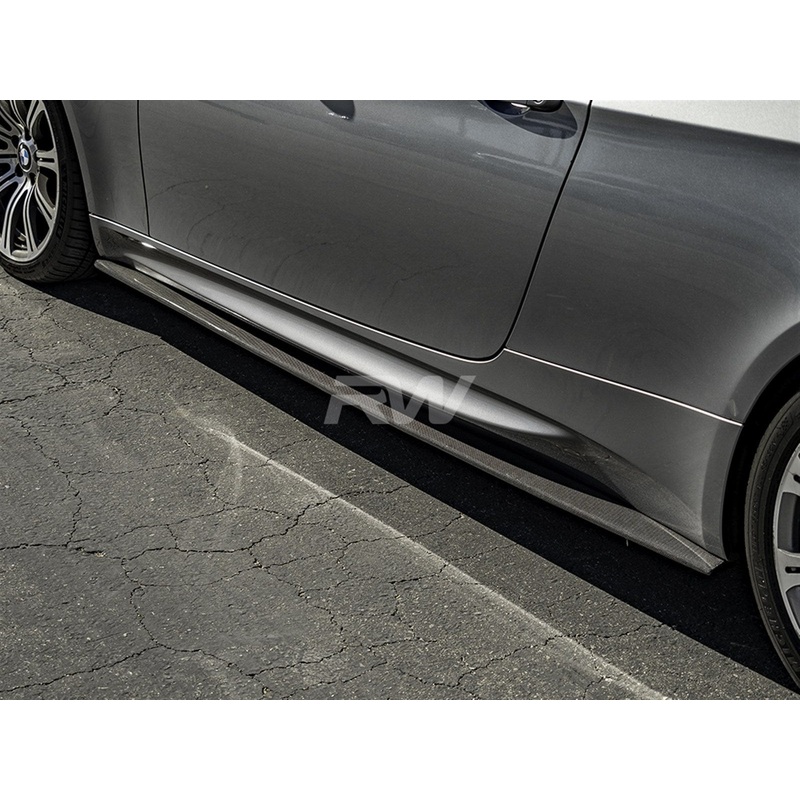RW Carbon Carbon Fiber Side Skirt Extensions – BMW / E92 / E93 / M3