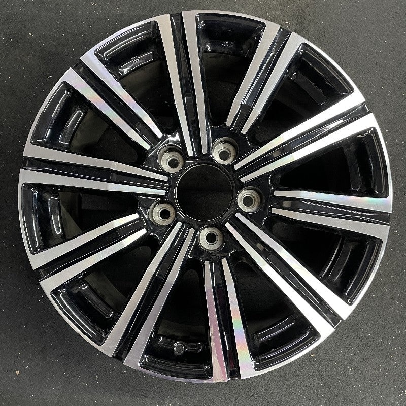 21″ LEXUS LX570 19 alloy 21×8.5 10 spoke machined black Original OEM Wheel Rim