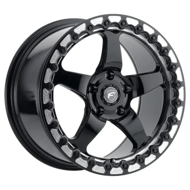 Forgestar D5 Beadlock 17″ 5×114.3 Gloss Black