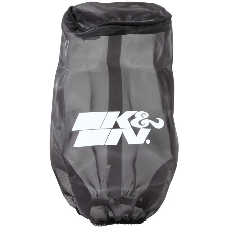 K&N Filter Wrap Drycharger Oval Tapered Black – 3.25in Base I/S Width x 2.5in Top I/S Width x 7in H