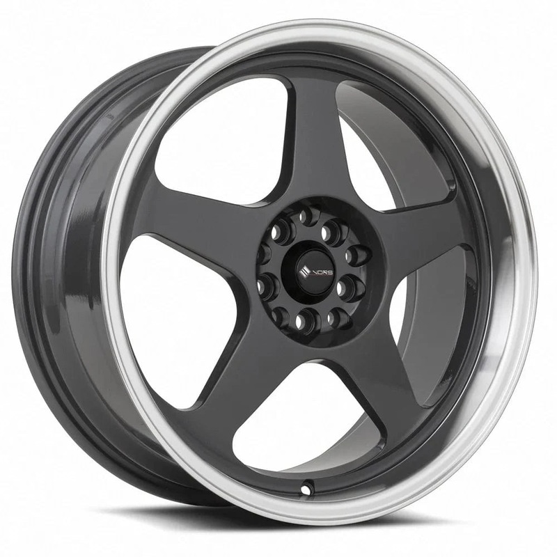 VORS SP1 15″ 4×100 Hyper Black Machine Lip