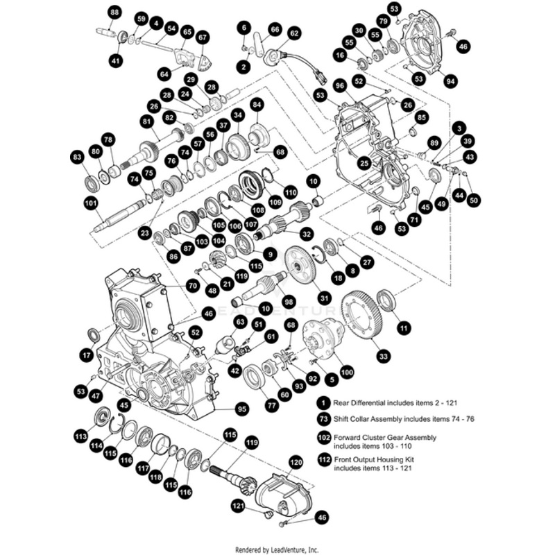 Ball Bearing Single Row 6010 by Arctic Cat
