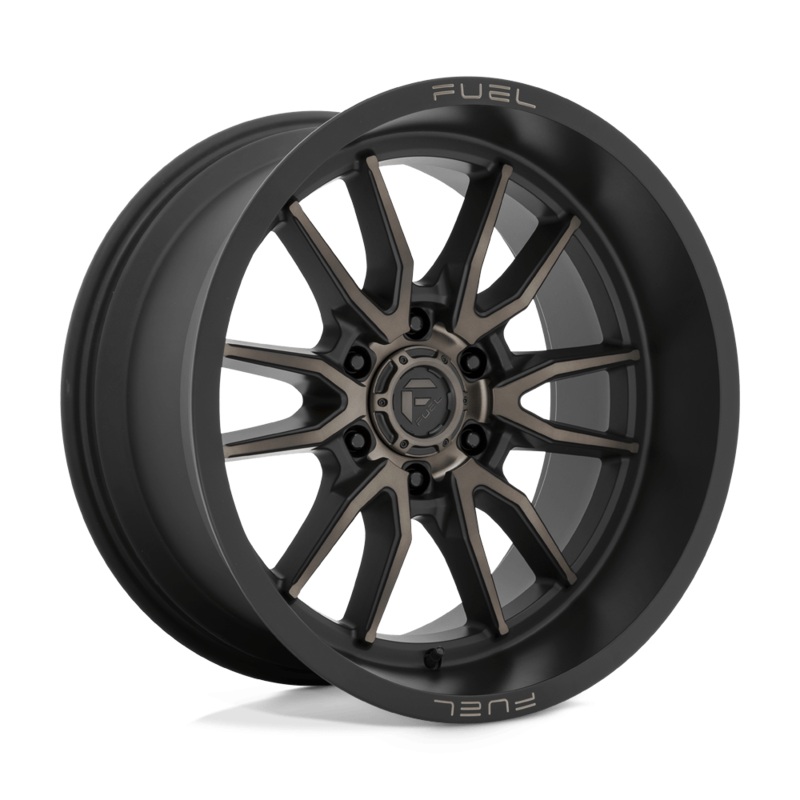 Fuel Wheels D762 Clash 17″ 6×139.7 Matte Black Double Dark Tint