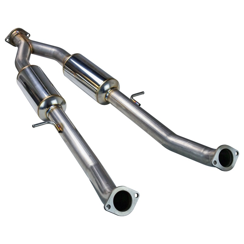 Remark Mid Pipe w/ High Flow Cat | 2023+ Nissan Z (RO-CP35-N/C)