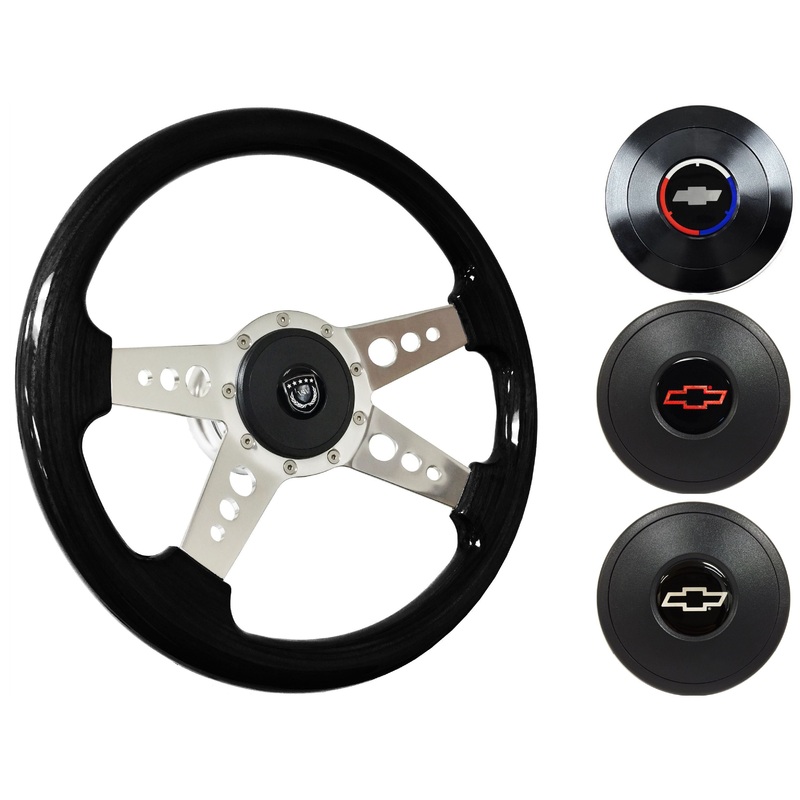 1990-2005 Corvette Steering Wheel Kit | Black Ash Wood | ST3081