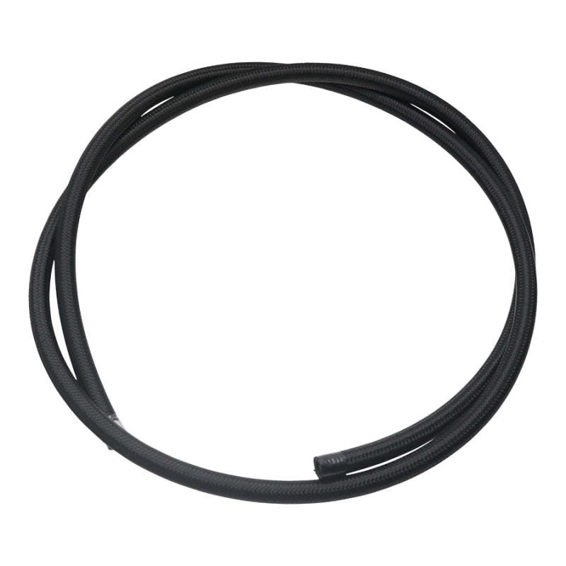 DeatschWerks 6AN Black Nylon Braided CPE Hose – 6ft