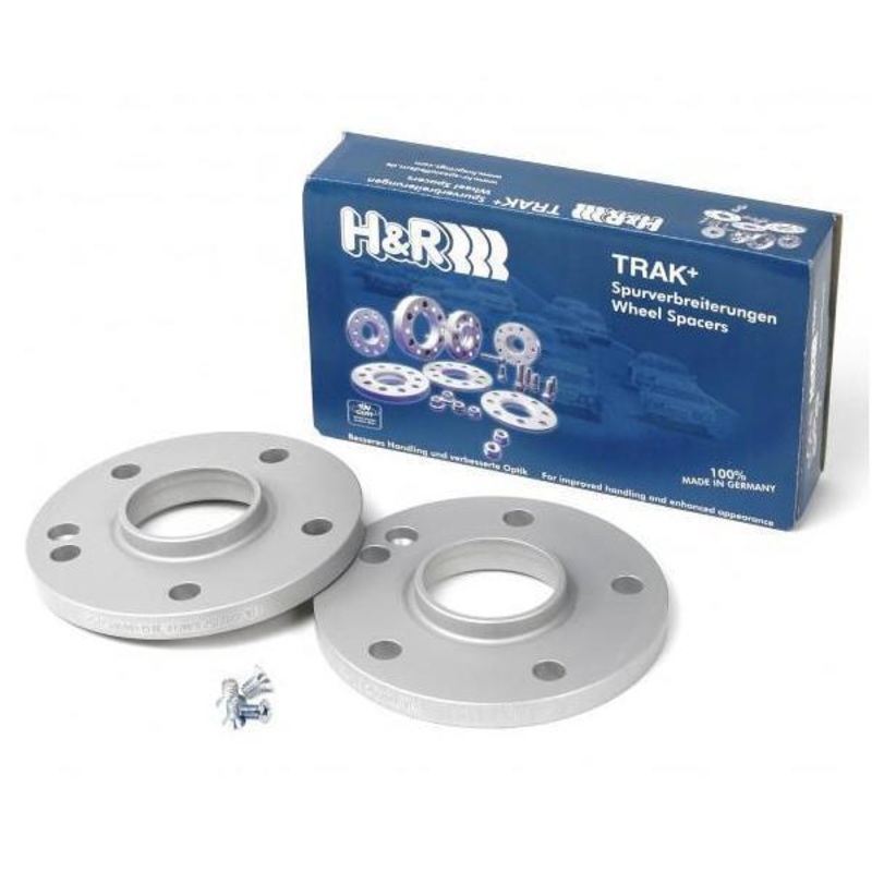 H&R Trak+ 11mm DR Wheel Spacers – 5×112 Pattern / 66.5mm Center Bolt / 14×1.25 Thread (2255664)