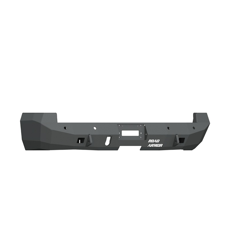 Road Armor 10-18 Ram 2500 Stealth Rear Winch Bumper w/Sensor Holes – Tex Blk (WARN M8000 Only)