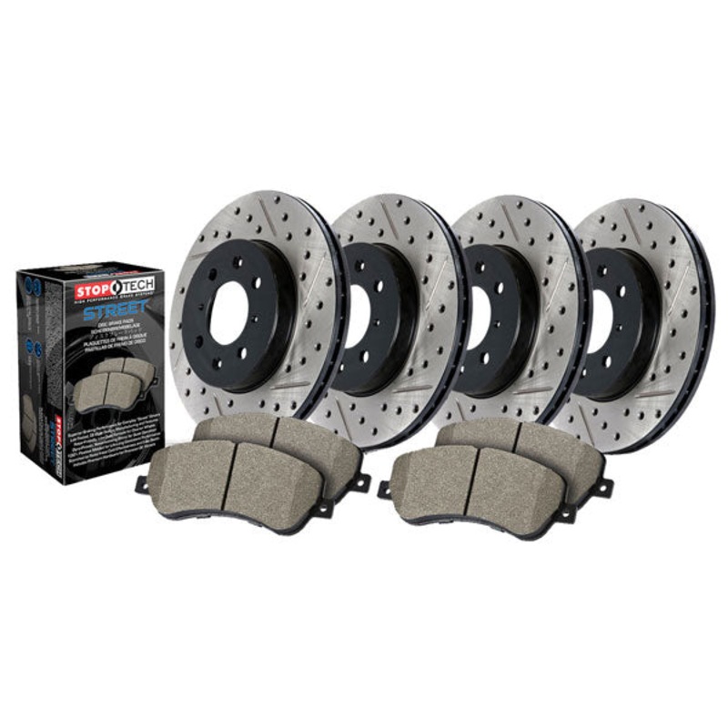 StopTech 10-12 Chevy Camaro SS Four Wheel Drilled Sport Brake Kit