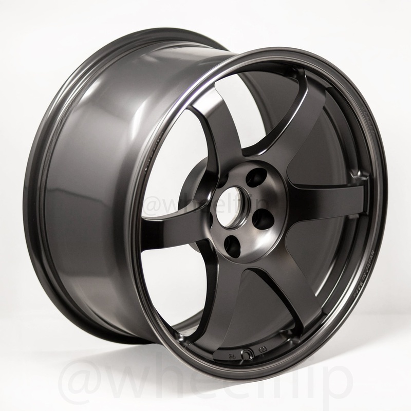 Volk Racing TE37 Saga SL M-Spec 18×9.5 +22 5×114.3 Pressed Black (SET)