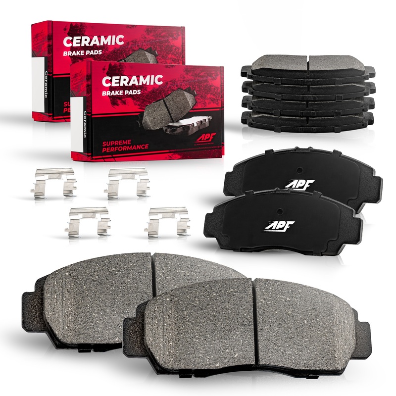 APF Full Ceramic Carbon Fiber Brake Pads Set for 2003-05 Ford Explorer Sport Trac 4WD