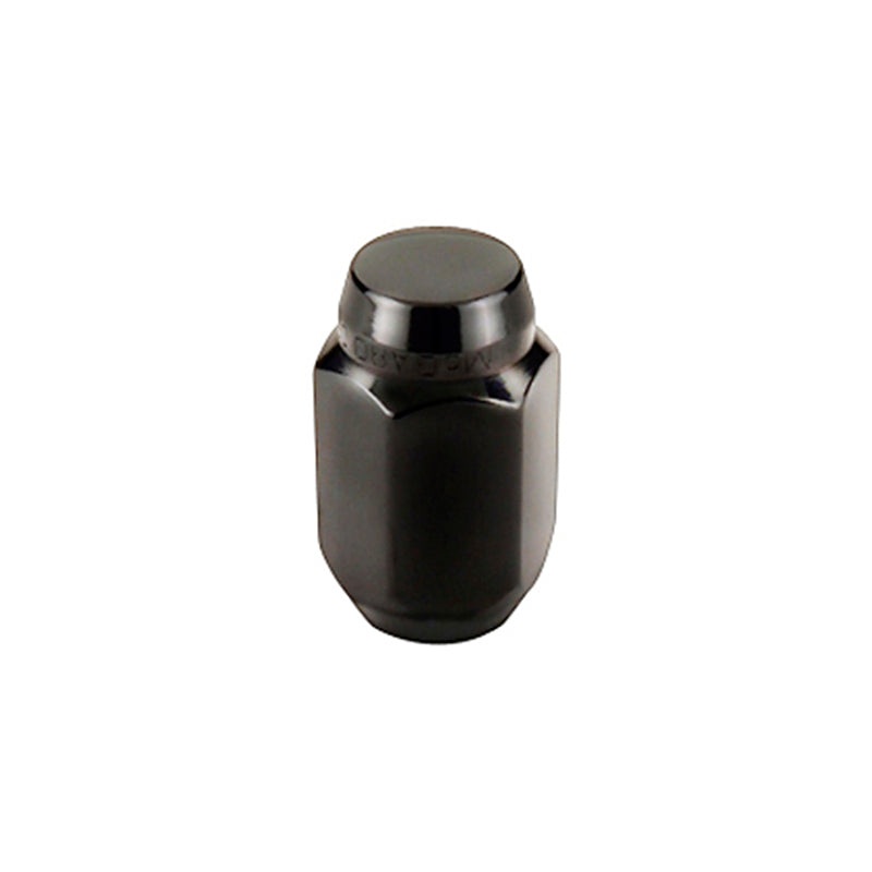 McGard Hex Lug Nut (Cone Seat) M12X1.5 / 13/16 Hex / 1.5in. Length (4-pack) – Black