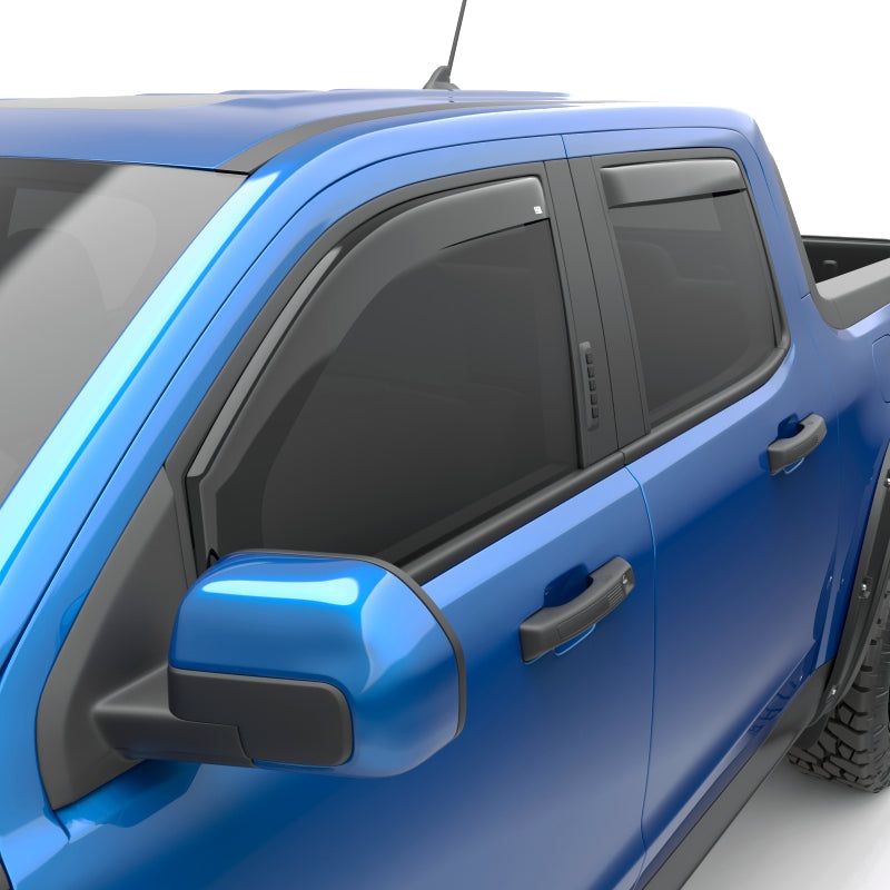 EGR 22-23 Ford Maverick Lariat XL XLT Front/Rear Window Visors – Dark Smoke Finish