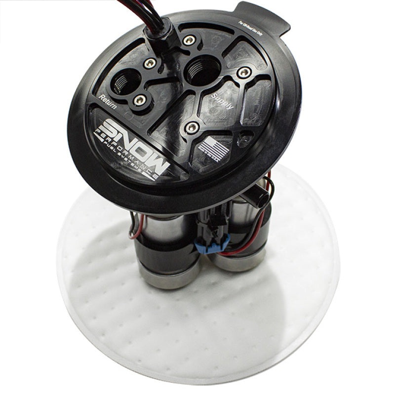 Snow 2015+ Dodge Hellcat/Demon/Redeye High Output Fuel Hat – Triple Pump