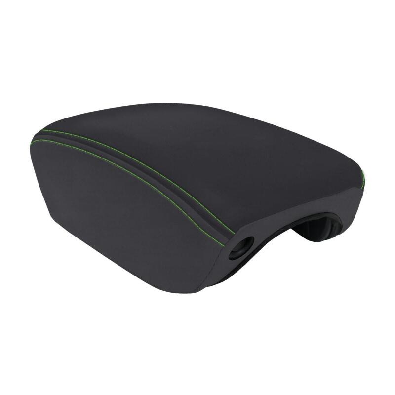 PRP 2018+ Jeep Wrangler JL Center Console Cover – Black/Green