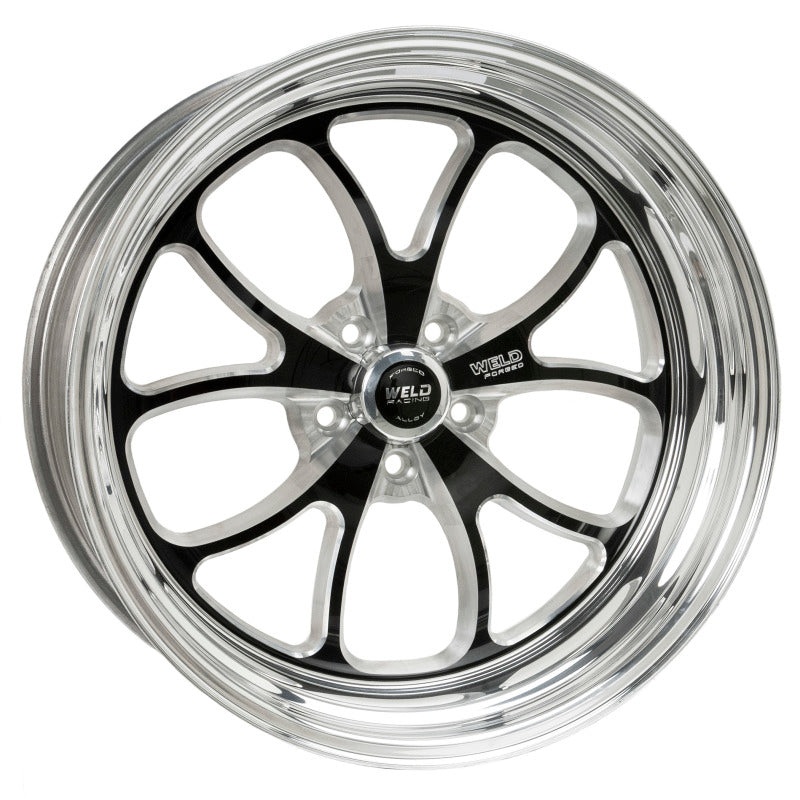 Weld S76 20×8.5 / 5x120mm BP / 3.9in. BS Black Wheel (Medium Pad) – Non-Beadlock