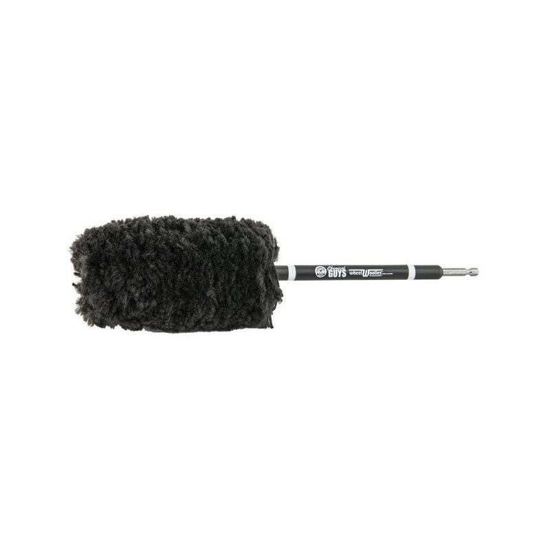 Chemical Guys Power Woolie PW12X Synthetic Microfiber Wheel Brush with Drill Adapter | Universal (ACC401)