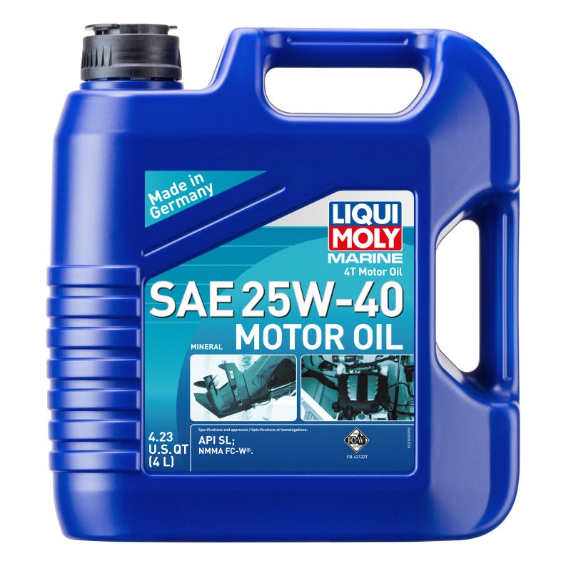 LIQUI MOLY 4L Marine 4T Motor Oil 25W40