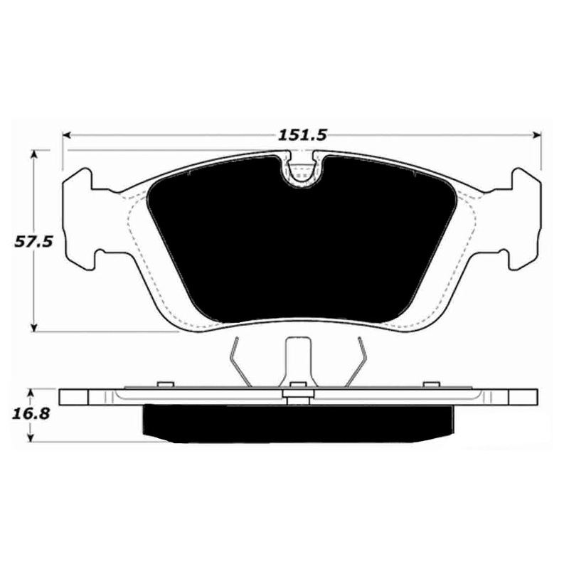 Porterfield Brake Pads for 2004 BMW Z4 Roadster 3.0i