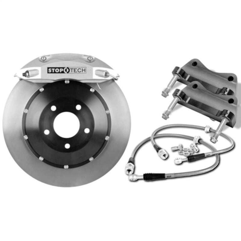 StopTech BMW 14-15 228i/ 13 328i Rear BBK w/Black ST40 Calipers Drilled 355X32mm Rotors