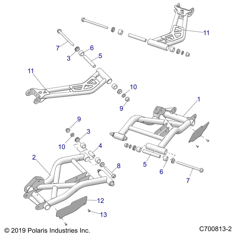 Weld-Cntrl,Arm,Rr,Lw,Rh,64,Blk by Polaris