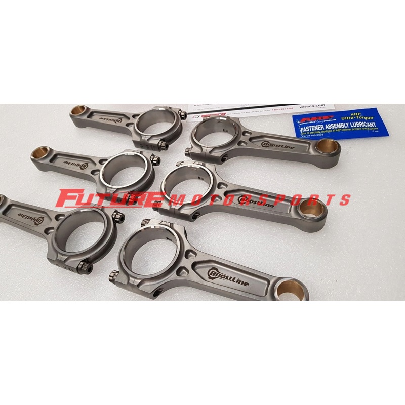 Boostline BMW S54B32 Connecting Rod Set, 139.00 mm Length ARP625+ BOLTS
