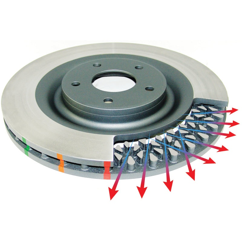DBA 60CV 328mm x 28mm 5000 Series Slotted Left Rotor