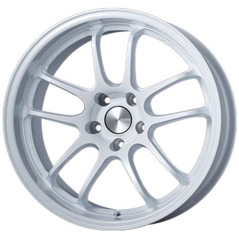 Enkei PF01EVO 18×10.5 22mm Offset 5×114.3 75mm Bore Pearl White Wheel Special Order / No Cancel