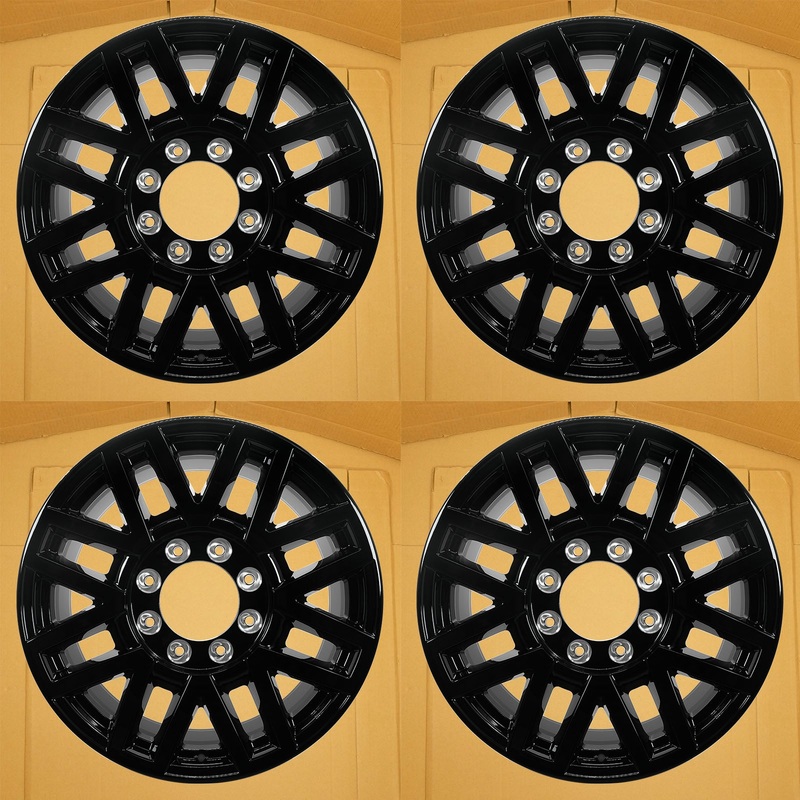 For Ford F250 F350 SRW OEM Design Wheel 20″ 2018-2022 20×8 Gloss Black Set of 4 Replacement Rim