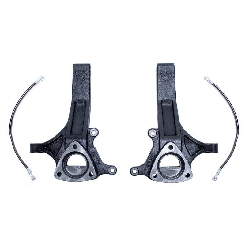 MaxTrac 02-18 Dodge RAM 1500 2WD 4.5in Front Lift Spindles w/Extended DOT Compliant Brake Lines