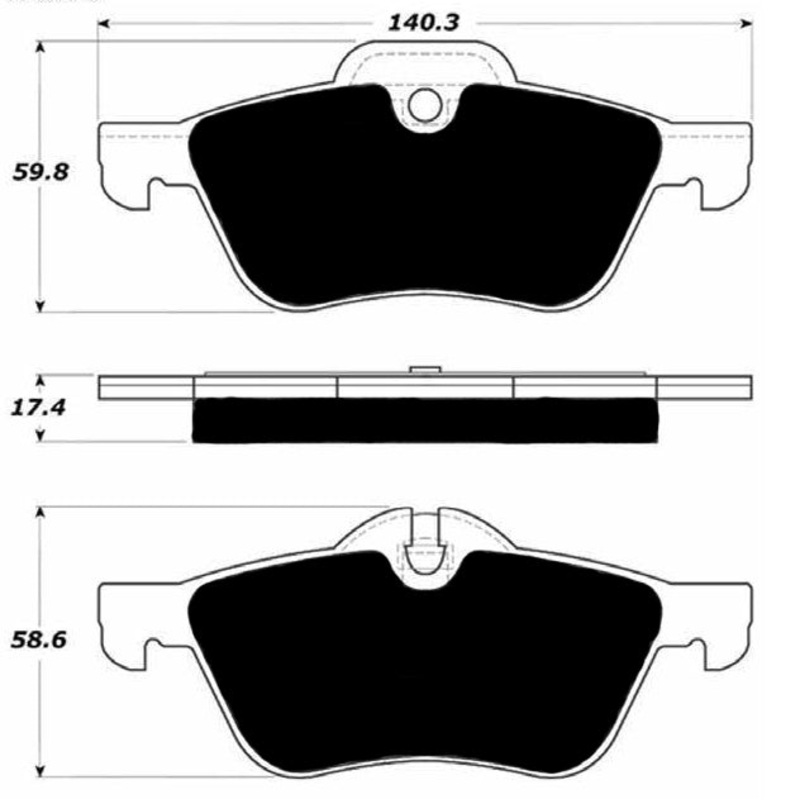 Porterfield Brake Pads for 2006 MINI Cooper