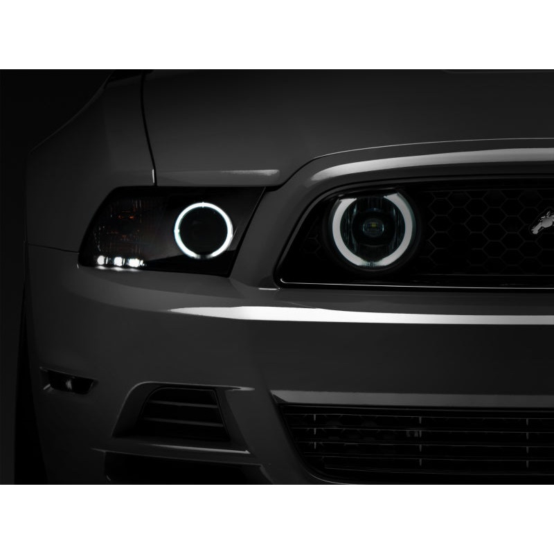 Raxiom 13-14 Ford Mustang GT CCFL Halo Fog Lights | Smoked