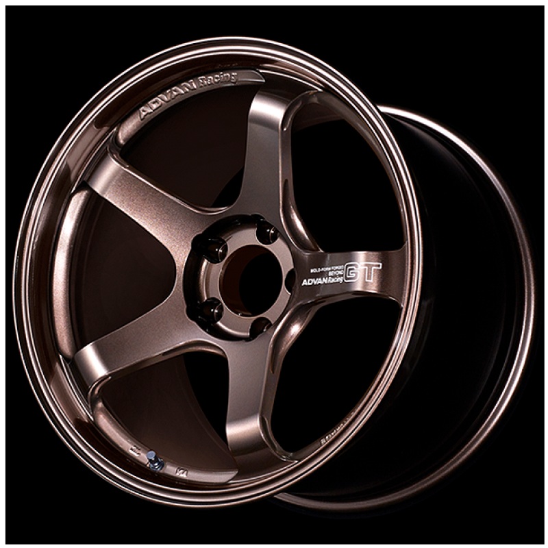 Advan GT for Porsche 20×12.0 +44 CL-CL Racing Brass Gold