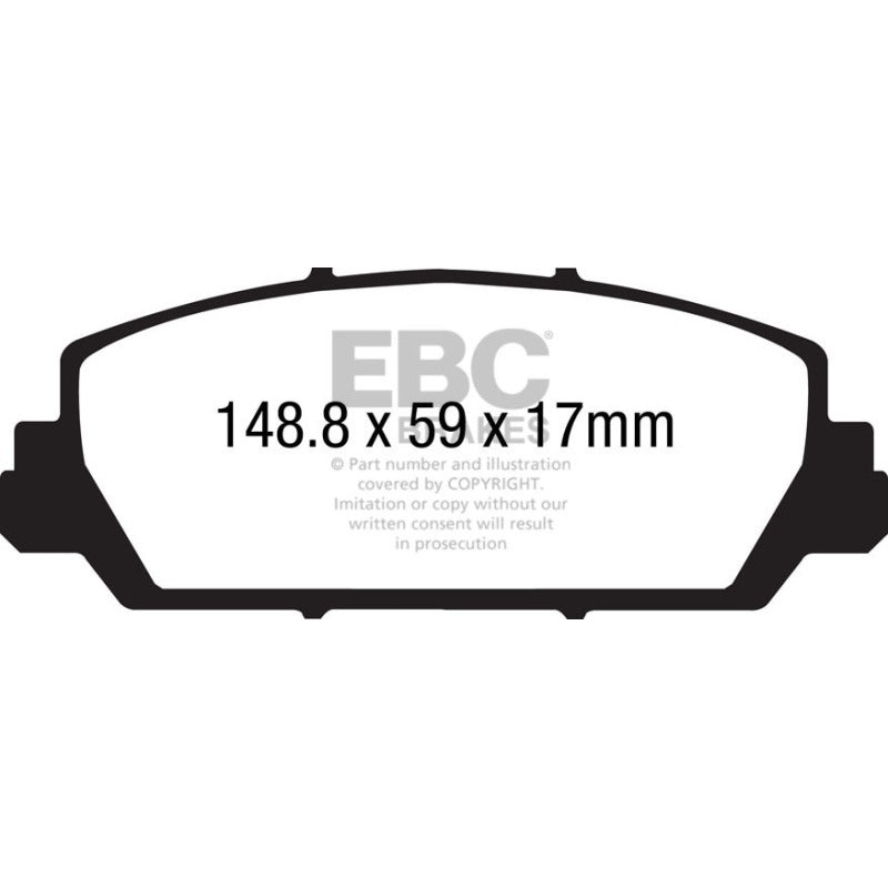 EBC 12+ Acura RDX 3.5 Ultimax2 Front Brake Pads