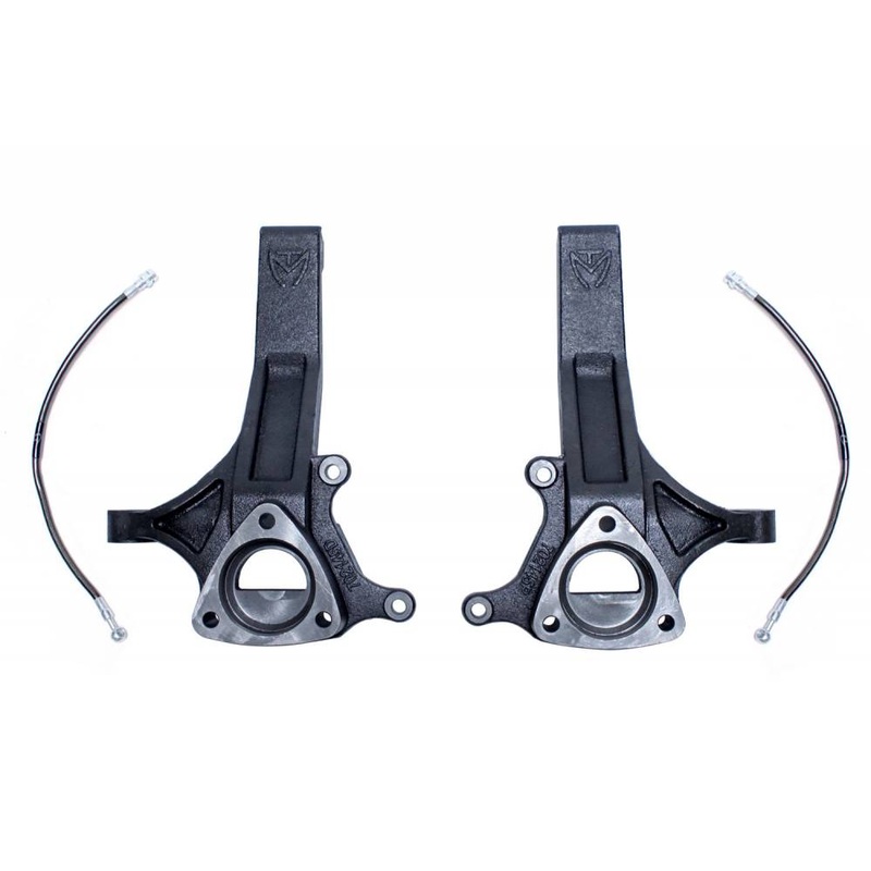 MaxTrac Suspension 4.5″ Lift Spindles 20022018 Ram 1500 2WD (w/Extended DOT Compliant Brake Lines)