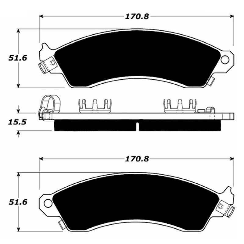 Porterfield Brake Pads for 1986 CHEVROLET CAMARO 1LE