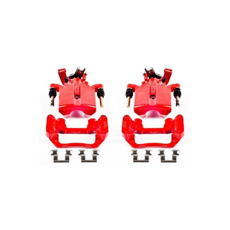 Power Stop 05-08 Chevrolet Cobalt Rear Red Calipers w/Brackets – Pair