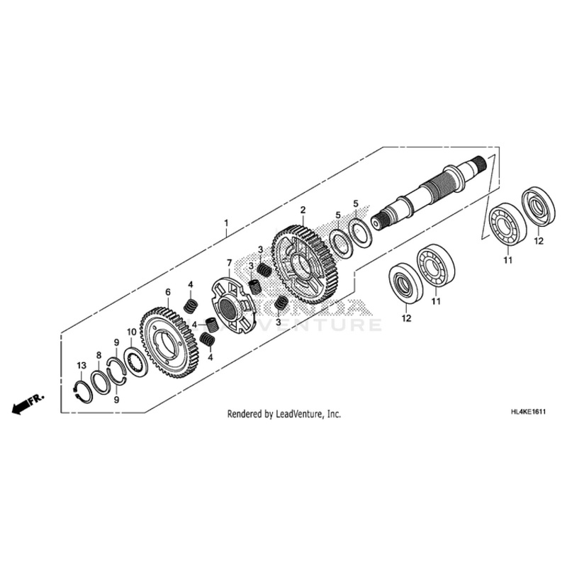 Washer, Spline (36X54X4) by Honda